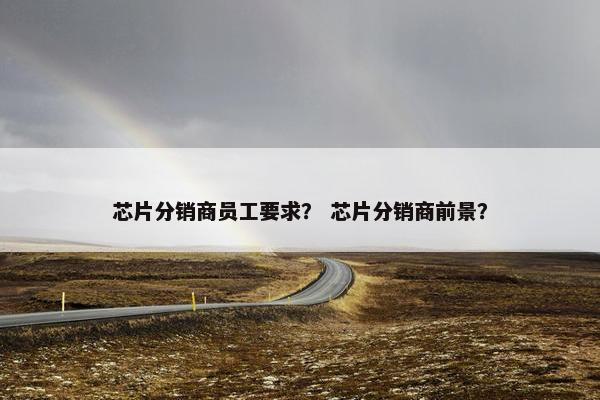 芯片分销商员工要求？ 芯片分销商前景？