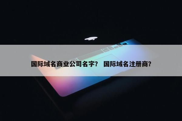 国际域名商业公司名字? 国际域名注册商?