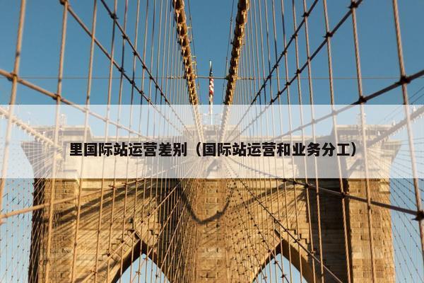 里国际站运营差别（国际站运营和业务分工）