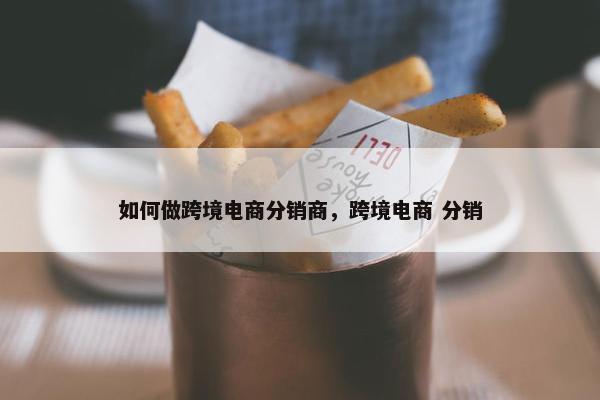 如何做跨境电商分销商,跨境电商 分销