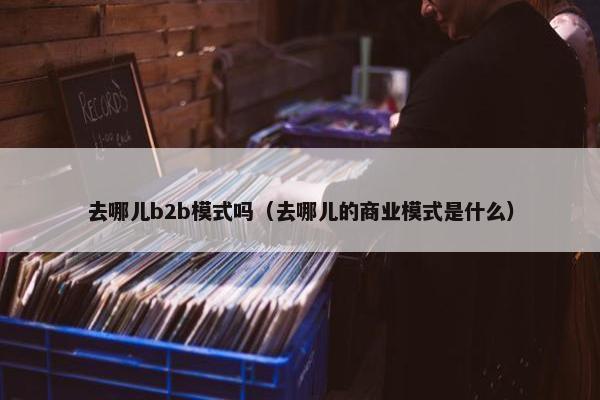 去哪儿b2b模式吗(去哪儿的商业模式是什么)