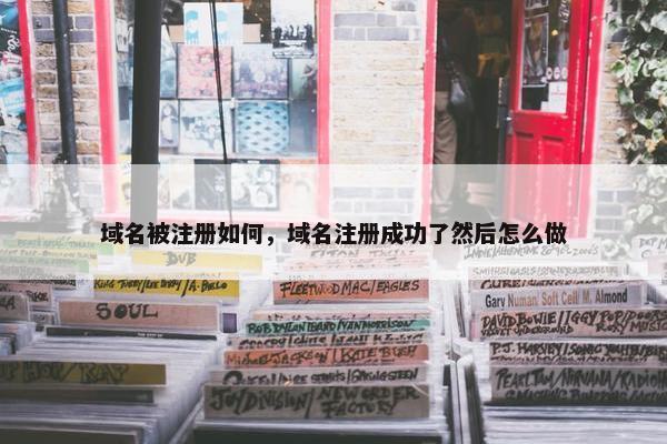 域名被注册如何，域名注册成功了然后怎么做