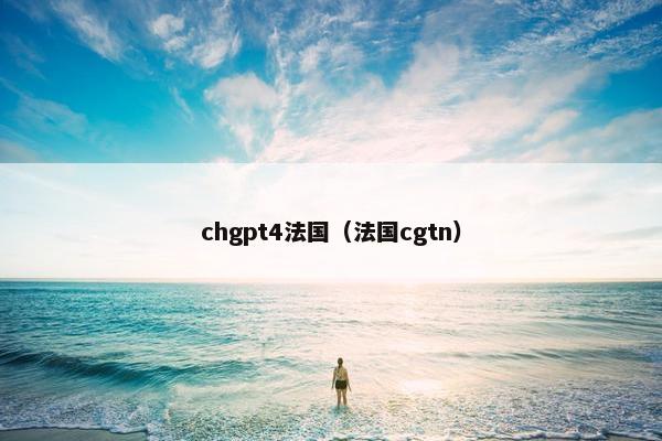chgpt4法国（法国cgtn）