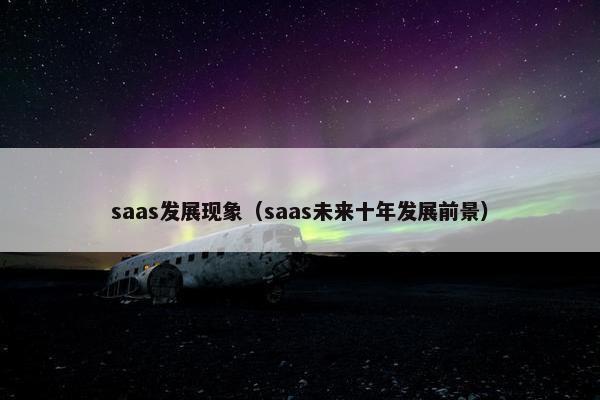 saas发展现象(saas未来十年发展前景) saas发展现象(saas未来十年发展前景)
