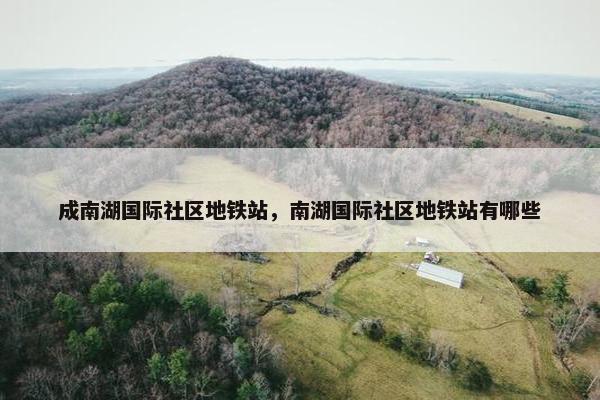 成南湖国际社区地铁站，南湖国际社区地铁站有哪些